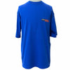 バレンシアガ NEWS Logo Tee ロゴプリント クルーネック ショートスリーブ 半袖Ｔシャツ ブルー XS メンズ 未使用品