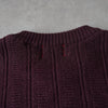 Newsed Logo Remake Knit Thick Bordeaux No.433 