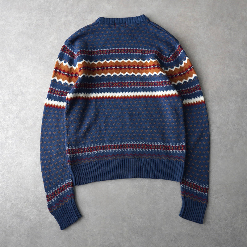 Newsed ロゴ リメイク ニット 総柄 マルチカラー No.447 - NEWSED