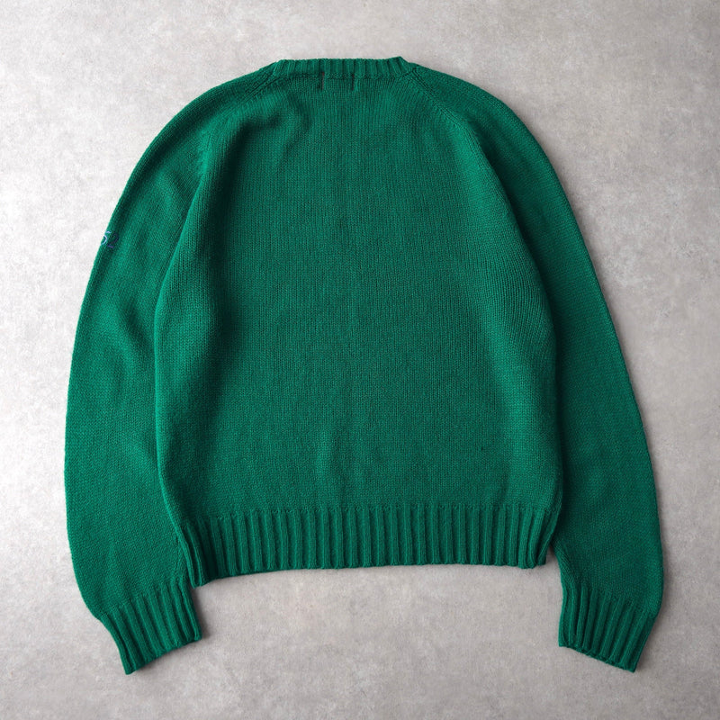 Newsed ロゴ リメイク ニット グリーン No.452 - NEWSED