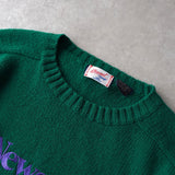 Newsed ロゴ リメイク ニット グリーン No.452 - NEWSED