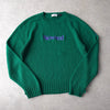 Newsed ロゴ リメイク ニット グリーン No.452