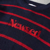 Newsed Logo Remake Knit Striped Red/Navy No.453 