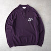 Newsed Logo Remake Polo Knit with Collar Purple No.463 