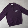 Newsed Logo Remake Polo Knit with Collar Purple No.463 