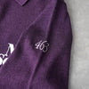 Newsed Logo Remake Polo Knit with Collar Purple No.463 