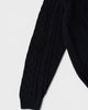 NL CABLE KNIT L/S ナイキ スウッシュ ケーブル編み ニット ブラック Lサイズ メンズ レディース