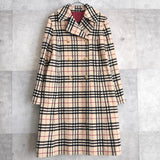 Nova Check Double Breasted Wool Coat｜Made in England - NEWSED