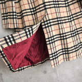 Nova Check Double Breasted Wool Coat｜Made in England - NEWSED