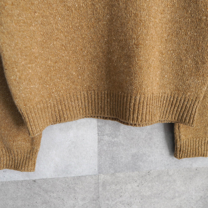 Nova Check Elbow Patch Wool Sweater - NEWSED