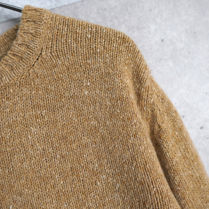 Nova Check Elbow Patch Wool Sweater - NEWSED