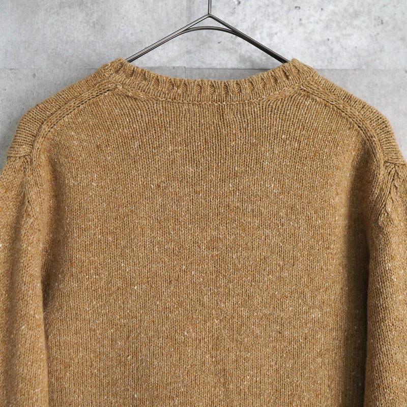 Nova Check Elbow Patch Wool Sweater - NEWSED