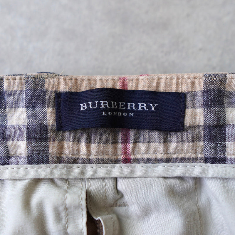 Nova Check Linen Short Pants - NEWSED