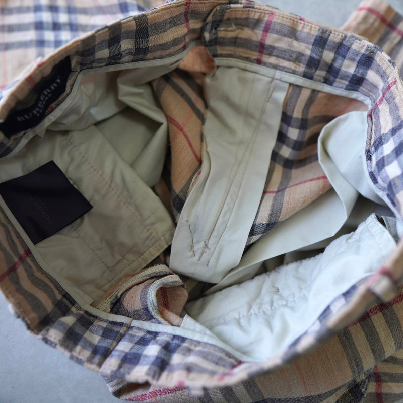 Nova Check Linen Short Pants - NEWSED
