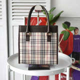 Nova Check Mini Hand Bag - NEWSED