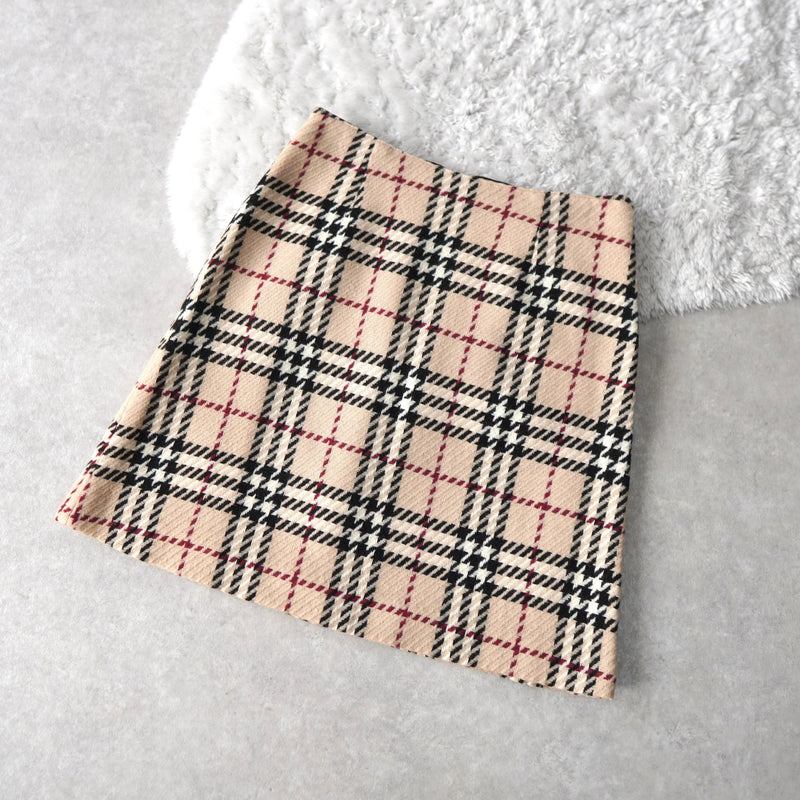 Nova Check Mini Skirt - NEWSED