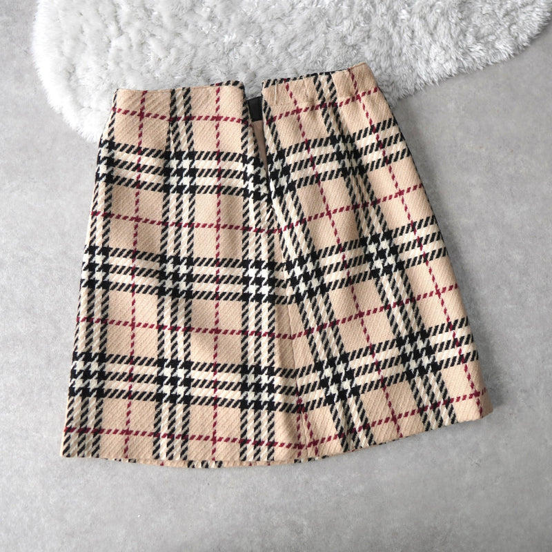 Nova Check Mini Skirt - NEWSED