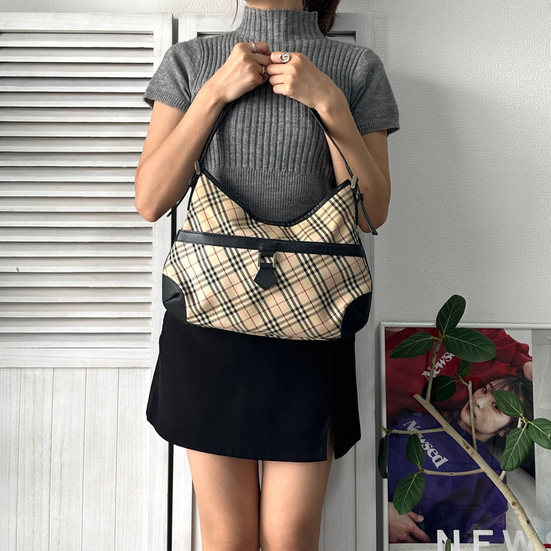 Nova Check One Shoulder Bag - NEWSED