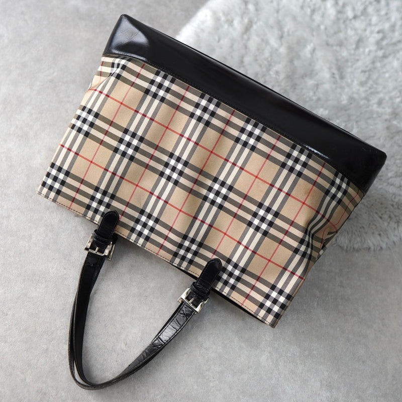 Nova Check Tote Bag - NEWSED