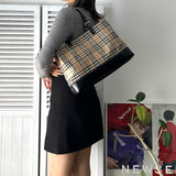 Nova Check Tote Bag - NEWSED