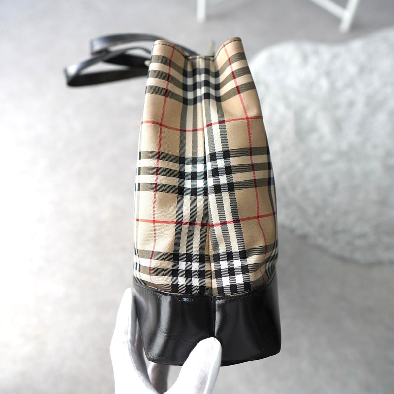 Nova Check Tote Bag - NEWSED
