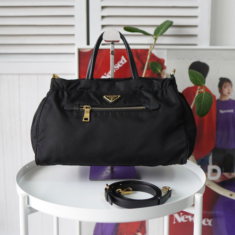 Nylon 2way Hand Bag / Shoulder Bag - NEWSED