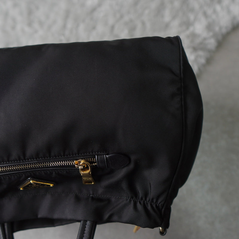 Nylon 2way Hand Bag / Shoulder Bag - NEWSED