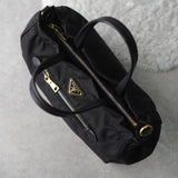 Nylon 2way Hand Bag / Shoulder Bag - NEWSED