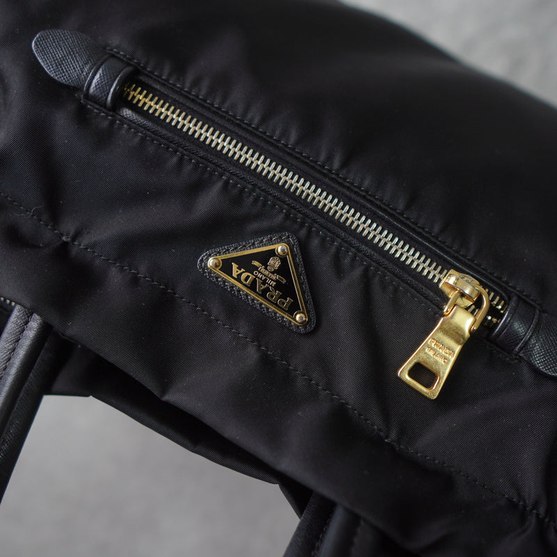 Nylon 2way Hand Bag / Shoulder Bag - NEWSED