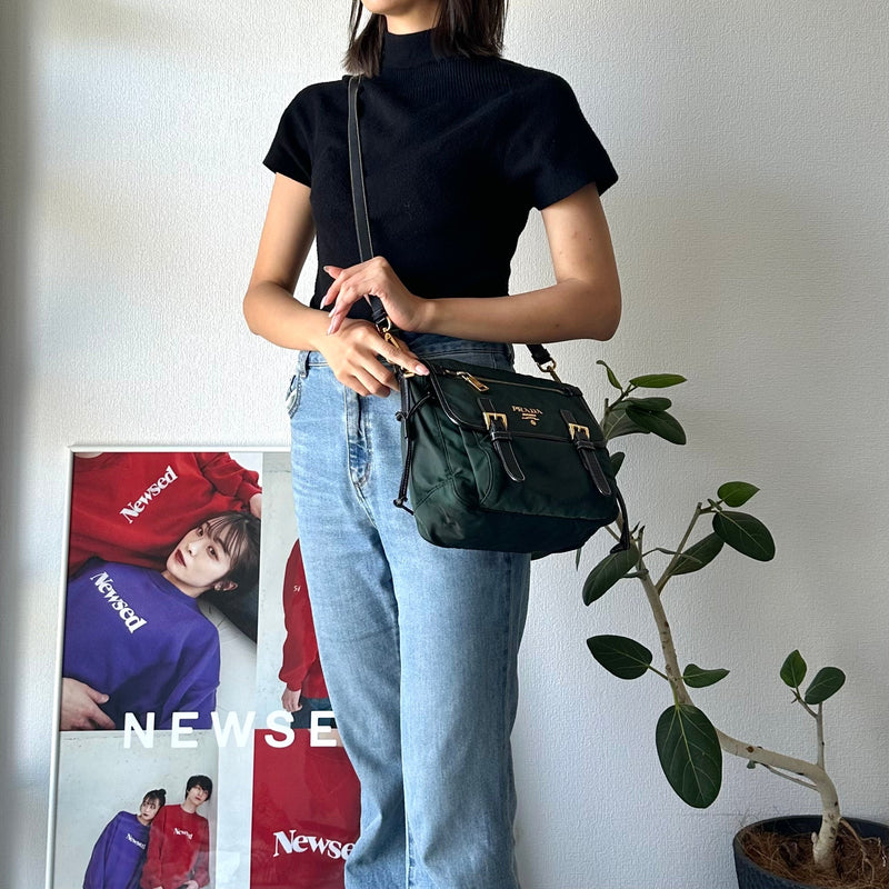 Nylon Mini Shoulder bag - NEWSED