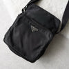 Nylon mini shoulder bag