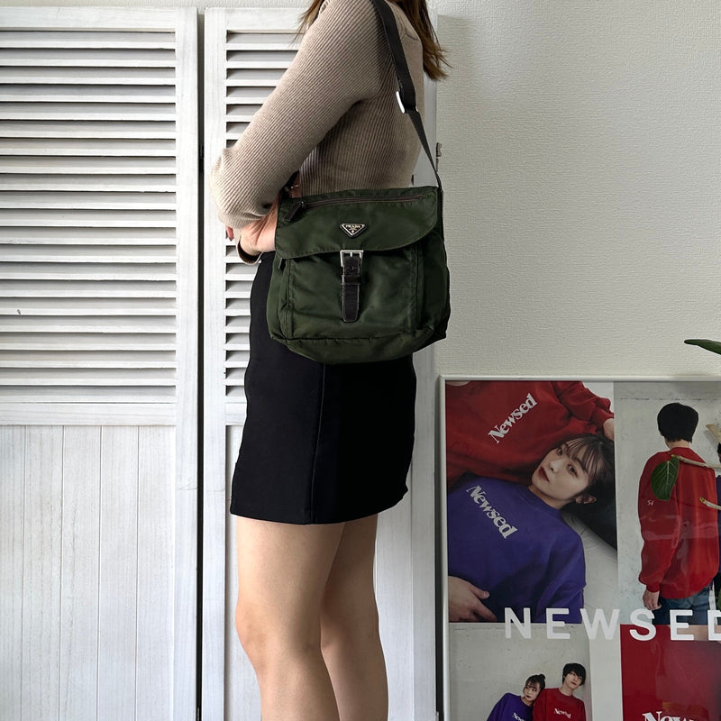 Nylon Mini Shoulder Bag - NEWSED
