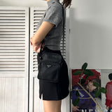 Nylon Mini Shoulder Bag - NEWSED