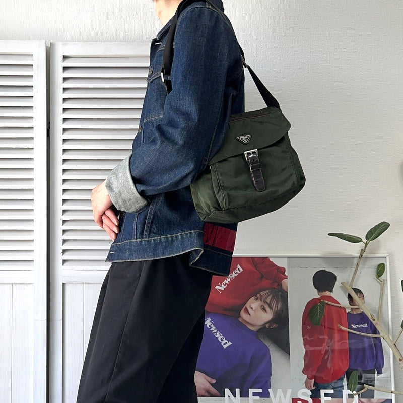 Nylon Mini Shoulder Bag - NEWSED