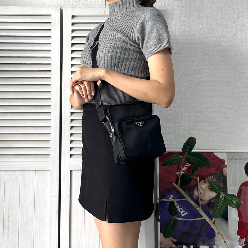 Nylon Mini Shoulder Bag - NEWSED