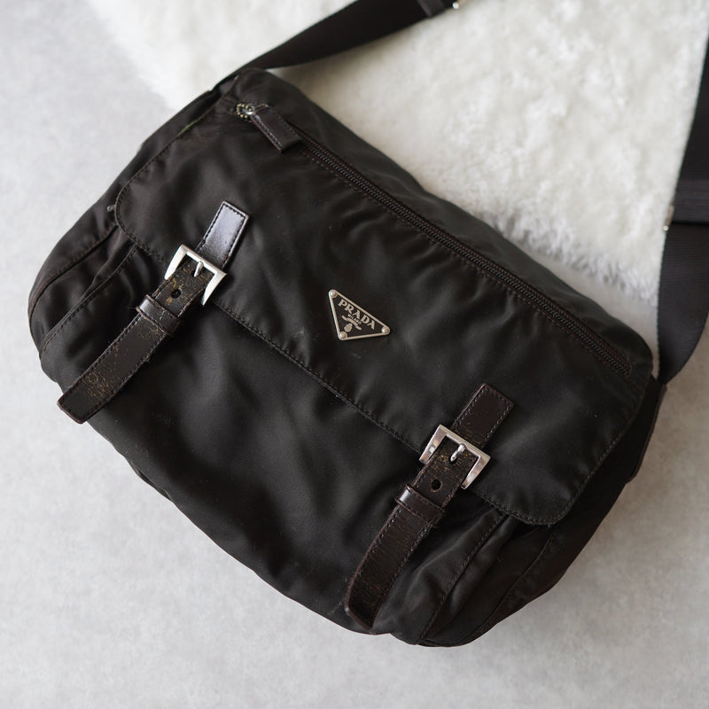 Nylon shoulder bag - NEWSED