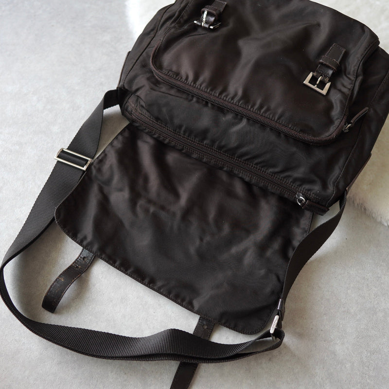 Nylon shoulder bag - NEWSED