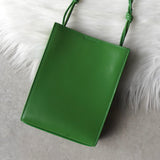 ジルサンダー タングル スモール レザー ショルダーバッグ グリーン