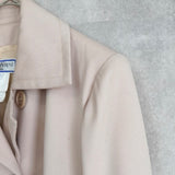 イヴサンローラン ロング丈 トレンチコート ピンクベージュ コート レディース