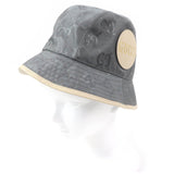 グッチ Off The Grid GGロゴ総柄 バケット ハット グレー S/57cm メンズ - NEWSED