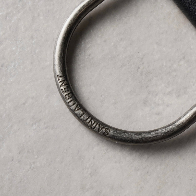 サンローラン パリ レザー ベルト 80 メンズ ブラック