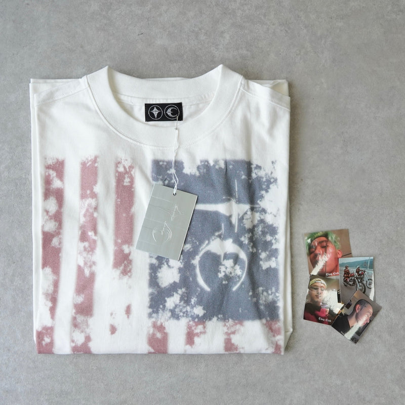 サグ クラブ Old Glory Long - Sleeve ロンT ホワイト タグ付き未使用品 - NEWSED