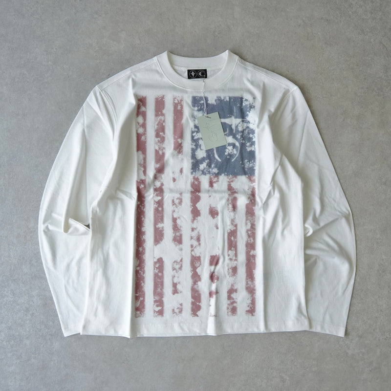 サグ クラブ Old Glory Long - Sleeve ロンT ホワイト タグ付き未使用品 - NEWSED