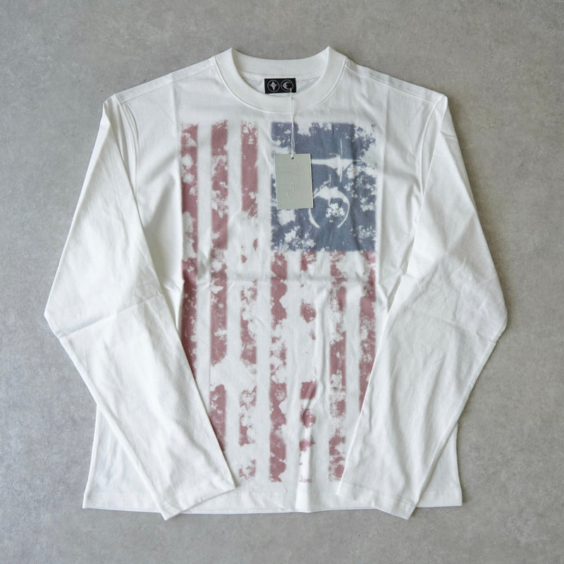 サグ クラブ Old Glory Long - Sleeve ロンT ホワイト タグ付き未使用品 - NEWSED