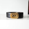 OLD｜Logo Buckle Leather Belt