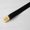 OLD｜Logo Buckle Leather Belt