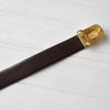 OLD｜Logo Buckle Leather Belt