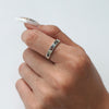 Open Atlas Silver Ring