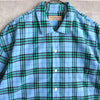 Open-collar Check Shirt