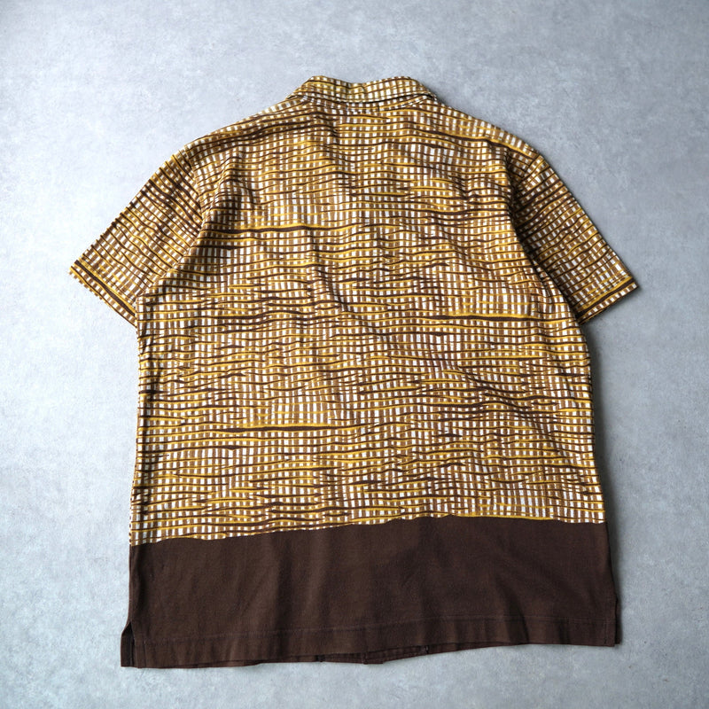 Open - collar patterned shirt - NEWSED